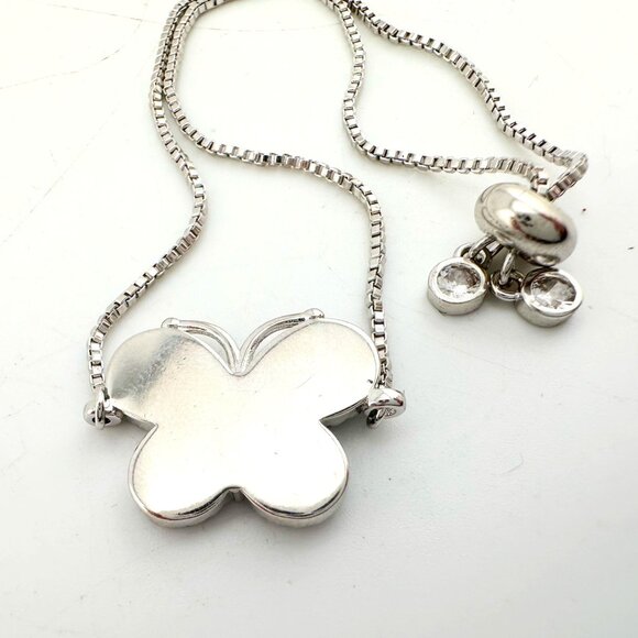 Abalone Butterfly Bolo Bracelet - Picture 9 of 11